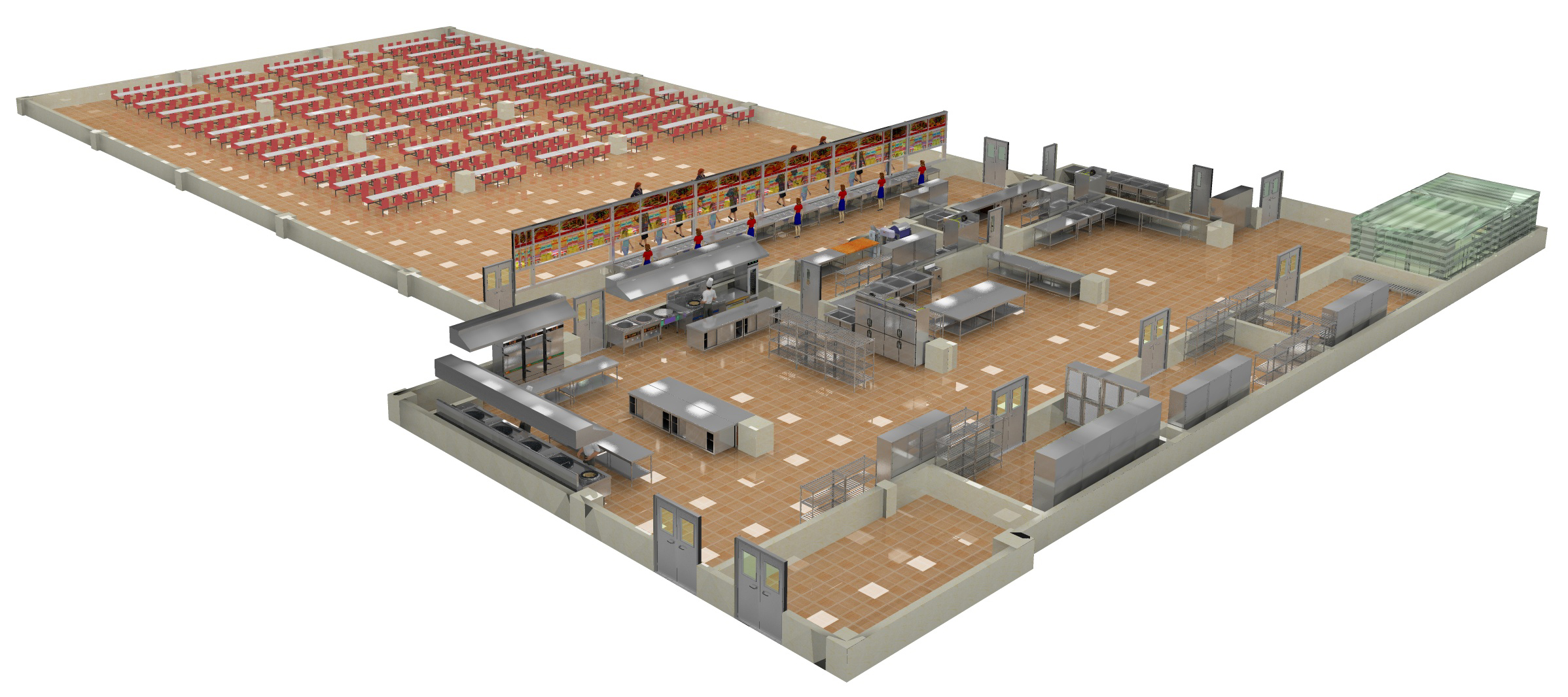 学校食堂日皮视频APP苹果下载设计方案3