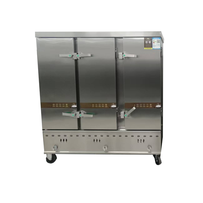 36盘燃气蒸饭车